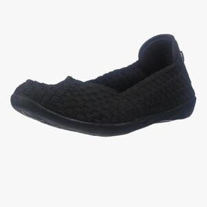 bernie mev. Black Woven Flats